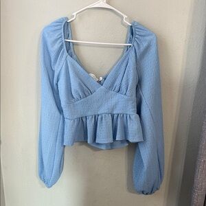 Light Blue Women's Altar’d State Top